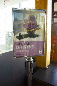 Sign for exhibition